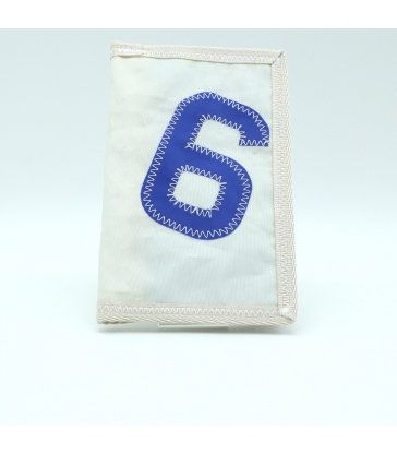 Portefeuille en voile N°6 bleu