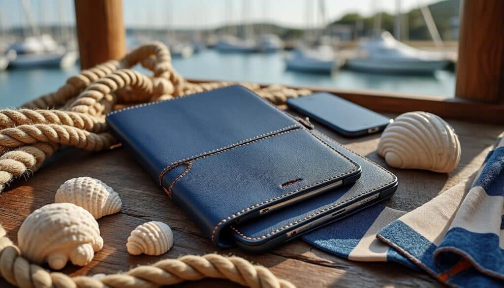découvrez nos housses ipad et étuis iphone fabriqués en voile de bateau recyclée. offrez à vos appareils une protection unique, résistante et élégante, tout en adoptant un style original et écoresponsable.