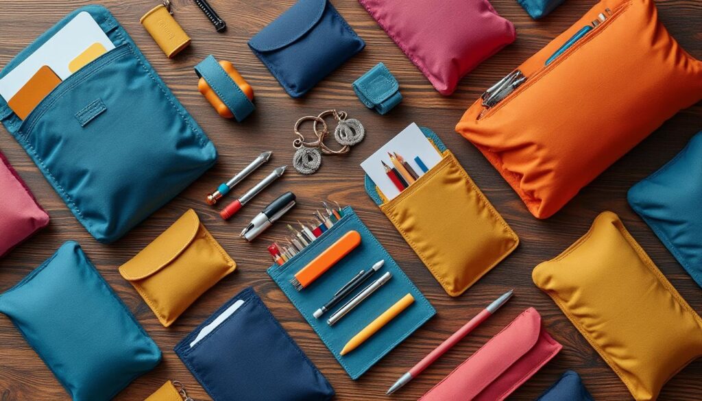 découvrez notre sélection de rangements malins : trousses, sacs et accessoires durables en toile de voile recyclée, idéals pour organiser avec style votre quotidien.