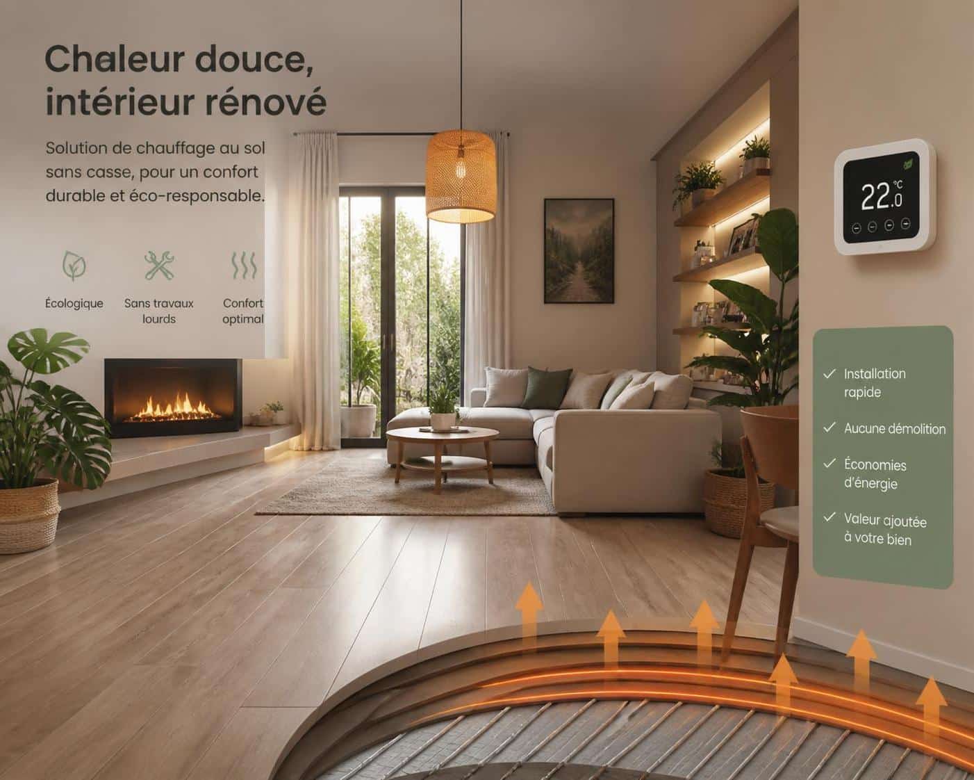 d&eacute;couvrez comment installer un chauffage performant chez vous sans entreprendre de gros travaux, avec des solutions simples et efficaces pour un confort optimal.