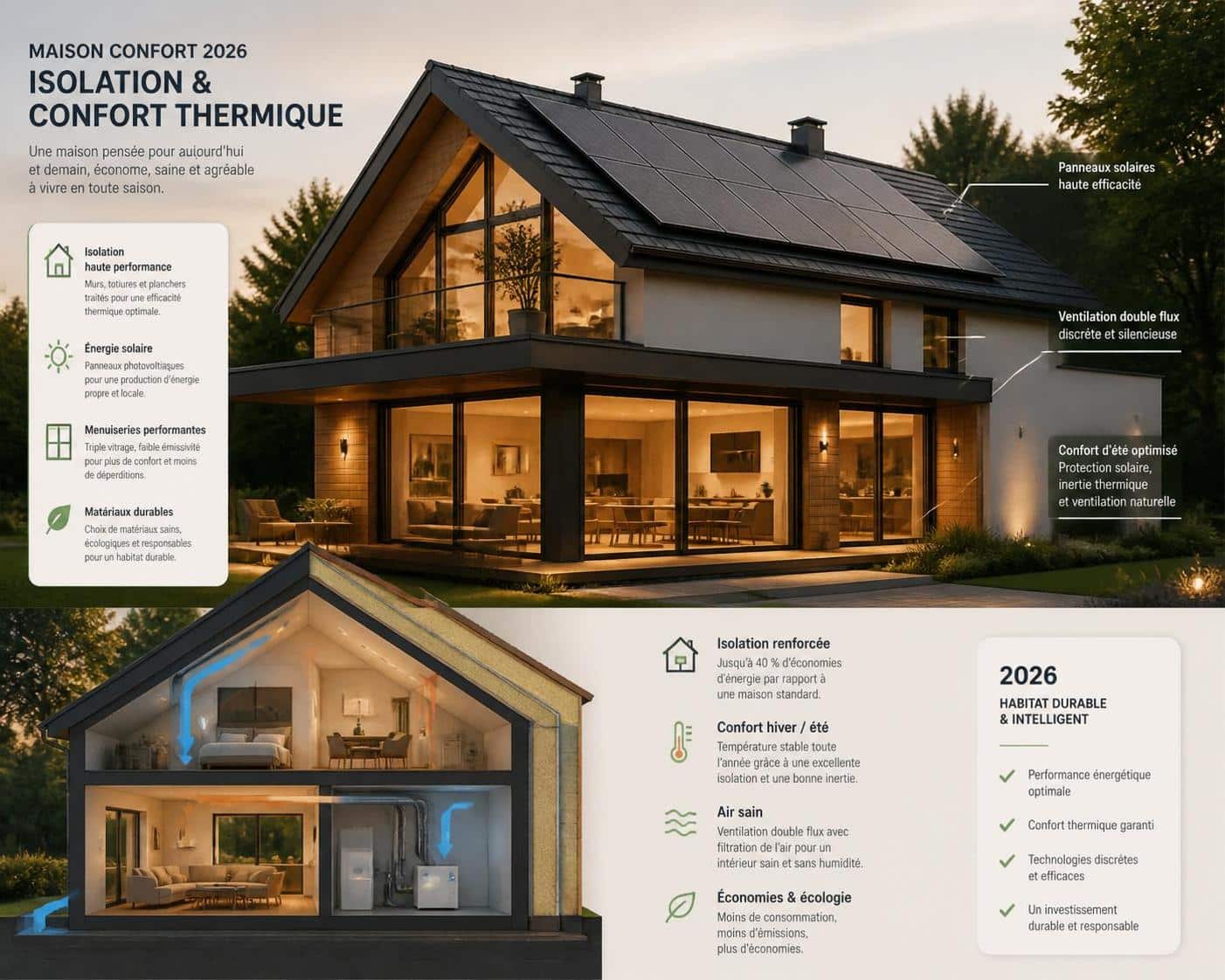 découvrez des astuces simples et efficaces pour améliorer le confort thermique de votre habitat grâce à des travaux adaptés et optimisés.